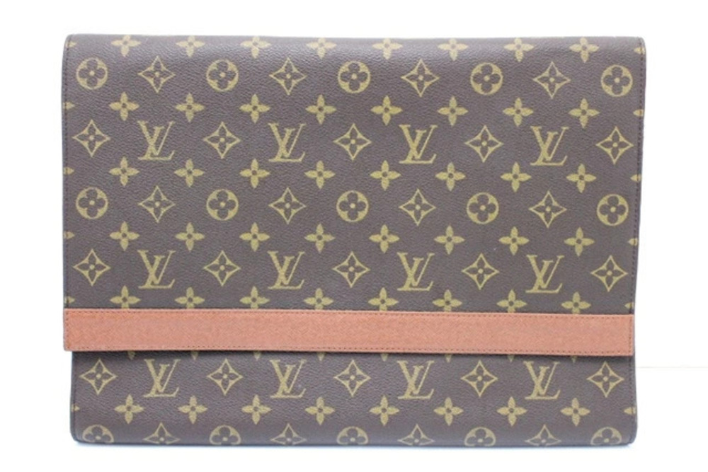 LOUIS VUITTON Porte Envelope Clutch Bag Monogram